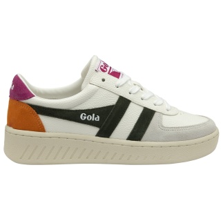 Gola Sneaker Grandslam Trident 2026 white/khaki/fuchsia ladies