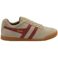Gola Harrier Suede Leather Sneakers 2026 light brown/red men's