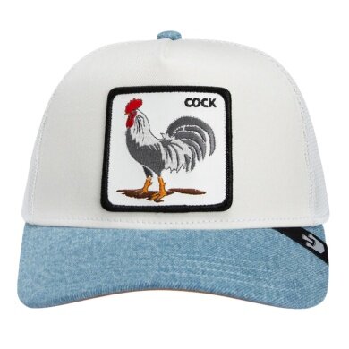 Goorin Baseball Cap Rooster Fan Institution Ball Club white - 1 piece