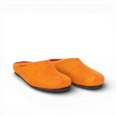 Gottstein Slippers Magicfelt 709 (100% Wool) light orange (Size 36-42)