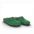 Gottstein Slippers Magicfelt 709 (100% Wool) dark green (Size 36-42)