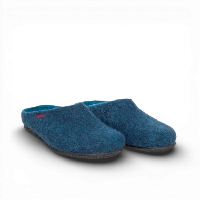 Gottstein Slippers Magicfelt 709 (100% Wool) dark blue (Size 36-42)