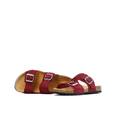 Grand Step Shoes Sandal Luca Nubuck (Leather) bordeaux
