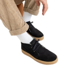 Grand Step Shoes Winter Shoes Safari Winter Suede Bootie - black Ladies