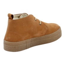 Grand Step Shoes Winter Shoes Safari Winter Suede Bootie - brown Ladies