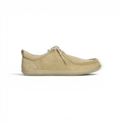 Groundies Moccasin Cricket (Zero Drop, Suede) beige Men's