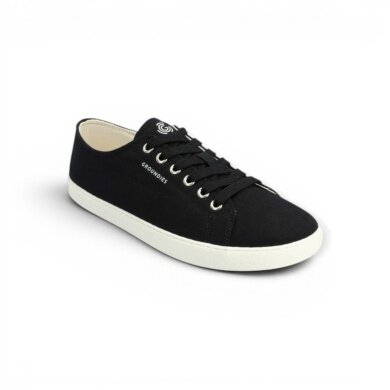 Groundies Sneakers Lima (Zero Drop, Organic Cotton) black ladies