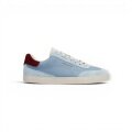 Groundies Sneakers Panama (Zero Drop, wide toe box) light blue/burgundy ladies