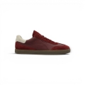 Groundies Sneakers Panama (Zero Drop, wide toe box) burgundy ladies