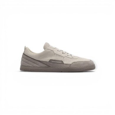 Groundies Sneakers Zurich (Suede/Textile, Zero Drop) grey/beige men's