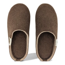 Gumbies slippers chocolate brown/cream