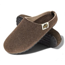 Gumbies slippers chocolate brown/cream