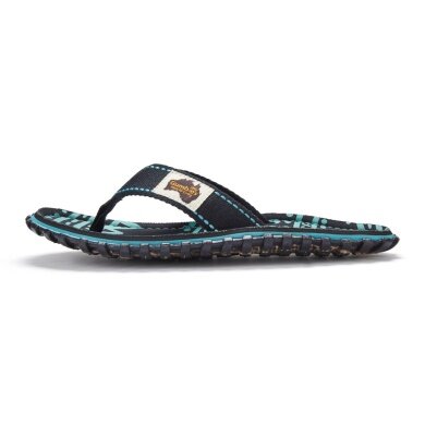 Gumbies flip flops Original Dotty blue/anthracite grey