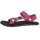 Gumbies Sandal Scrambler pink/black ladies