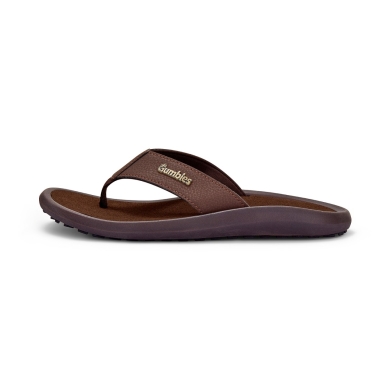 Gumbies toe sandals Noosa flip flops brown