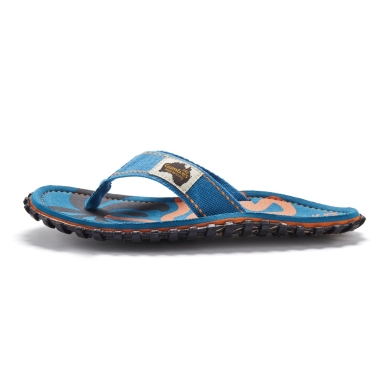 Gumbies toe sandals Original Flip Flops Blue Palmetto blue