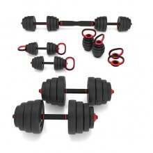 HMS Fitness SGX130 (2 Pieces) Pro Set 6-in-1 Set with Weights 30kg