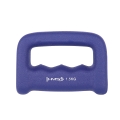 HMS Fitness Grip Dumbbell CK15 (Knuckle Duster) made of cast iron with neoprene coating - 1.5kg dark blue - 1 piece