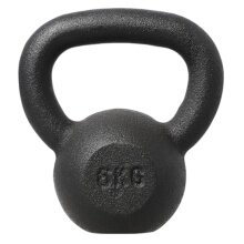HMS Fitness Kettlebell KZG06 black 6.0kg - 1 piece -