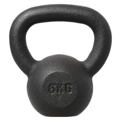 HMS Fitness Kettlebell KZG06 black 6.0kg - 1 piece -