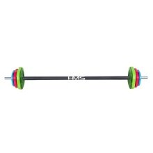HMS Fitness Barbell Set SBP20 (6 discs, chrome steel, rubber) 20 kg