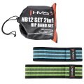 HMS Fitness Band HB12 Set 2in1 Hip Bands - 2 pieces