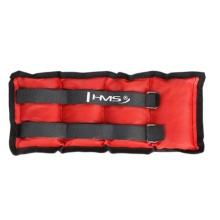 HMS Weight Cuffs OB03 (for ankle and wrist) - 1 set 2x1.5kg - red