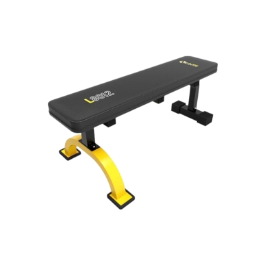 HMS Premium Training Bench (Weight Bench) L8012 black/yellow - 1 piece -