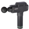 HMS Massage Gun with 6 Attachments PDM4482G for Deep Muscle Treatment (6 Attachments) black