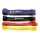 HMS Premium Resistance Band GU05 Set (purple, black, red, yellow) - 4 pieces