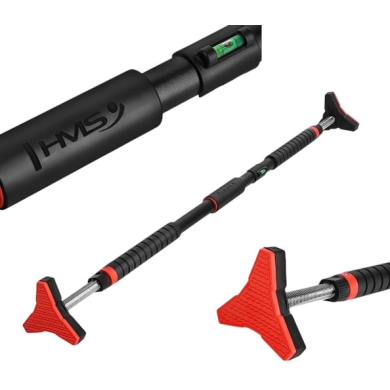 HMS Fitness Pull-Up Bar Door Frame DD401 black/red