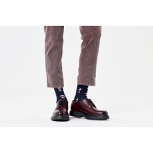 Happy Socks Daily Sock Crew Glass with Wine Dark Blue - 1 Pair