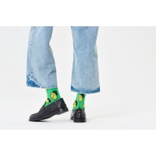 Happy Socks Daily Sock Crew Tennis Ball Green - 1 Pair