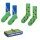 Happy Socks Daily Socks Crew Tennis Gift Box green - 2 pairs