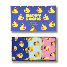 Happy Socks Daily Socks Crew Rubber Duck Gift Box - Set of 3