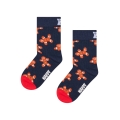 Happy Socks Daily Socks Kids Gingerbread (Lebkuchen) navy blue/red Children - 1 Pair