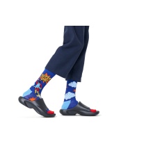 Happy Socks Daily Sock Crew Flying Super Dad blue - 1 pair