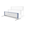 Hudora net for tennis/badminton/shuttlecock adjustable height - Width 3 meters
