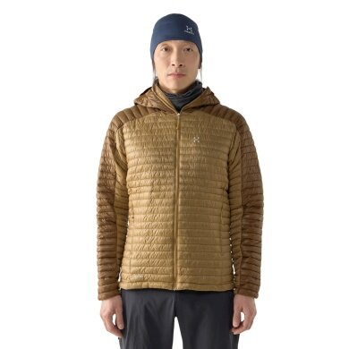Haglöfs Isolation Jacket L.I.M Mimic II Hood (super lightweight, tear-resistant Pertex Quantum) brown men's
