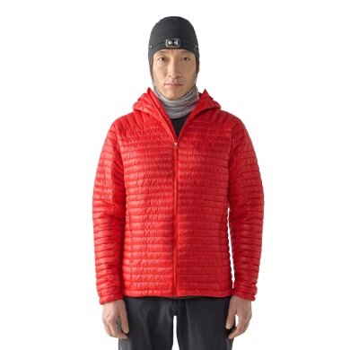 Haglöfs L.I.M Mimic II Hood Insulation Jacket (super lightweight, tear-resistant Pertex Quantum) red men's