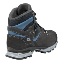 Hanwag Tatra Light Wide GTX Hiking Shoes (Suede, waterproof, trekking, wide) asphalt grey/blue men's