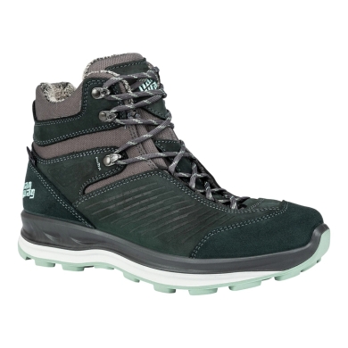 Hanwag Winter Hiking Boots Bluerstrait Mid ES (Nubuck and Suede, waterproof) petrol/mint green ladies