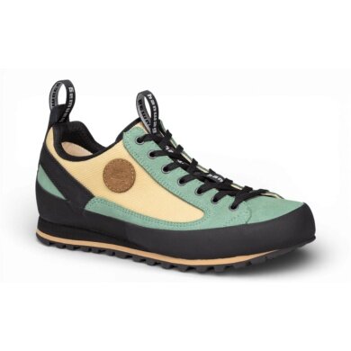 Hanwag Hiking Travel Shoes Red Dot Low LL (Suede/Synthetic) mint/beige/black Men's