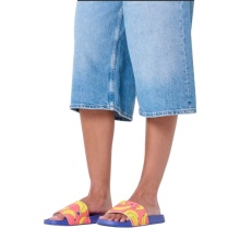 Happy Socks Bath Shoes Banana Slider dark blue/red/yellow - 1 pair