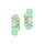 Happy Socks Daily Sock No Show Ice Cream mint - 1 Pair