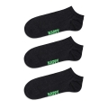 Happy Socks Daily Low Cut Sneaker Socks Black - 3 Pairs