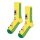 Happy Socks Daily Sock Crew Team Brazil Football Sneaker yellow/green - 1 pair