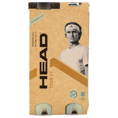 Head Tennis Balls Premium Tour XT Can 2x4 - Double Pack