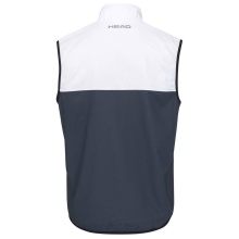Head Tennis Vest Club 22 (cooling effect, quick-drying) navy blue/white men's