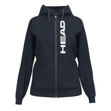 Head Hooded Sweatshirt Club Original Hoodie Full-Zip (Cotton Blend) navy blue Ladies
